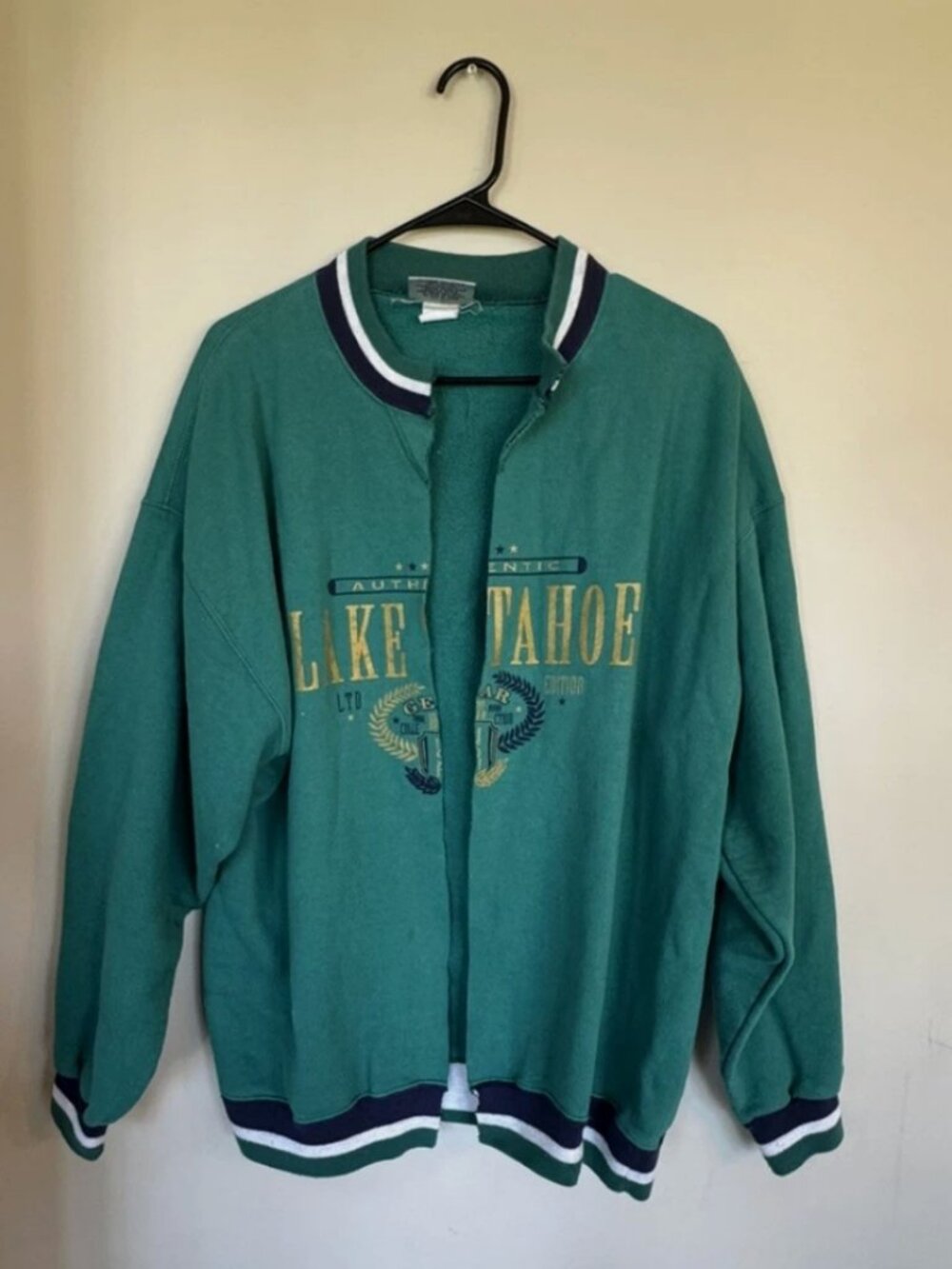 Vintage 90s Gear Lake Tahoe Sweatshirt Made in USA - Size XL